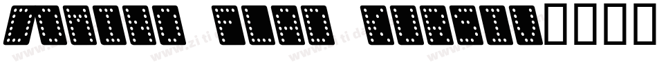 Domino flad kursiv字体转换